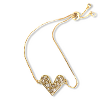 Load image into Gallery viewer, Heart Bracelet
